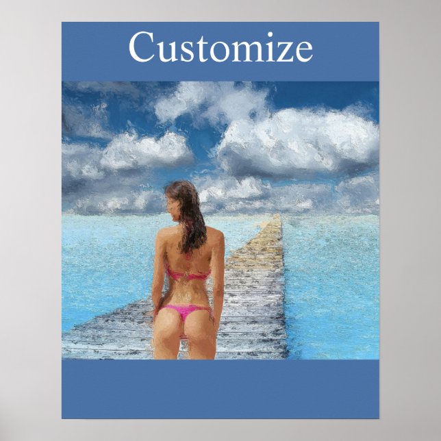 Póster Bikini Girl Thunder_Cove  (Frente)