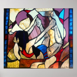 Póster Bikram Yoga Bow Pose Dhanurasana