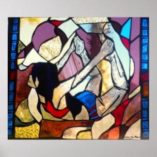 Póster Bikram Yoga Bow Pose Dhanurasana