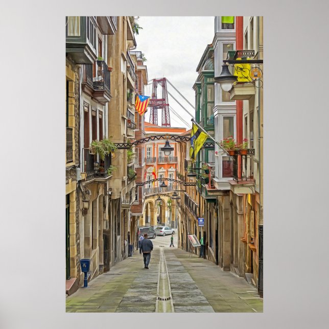 Póster Bilbao. #11. Portugalete. (Frente)