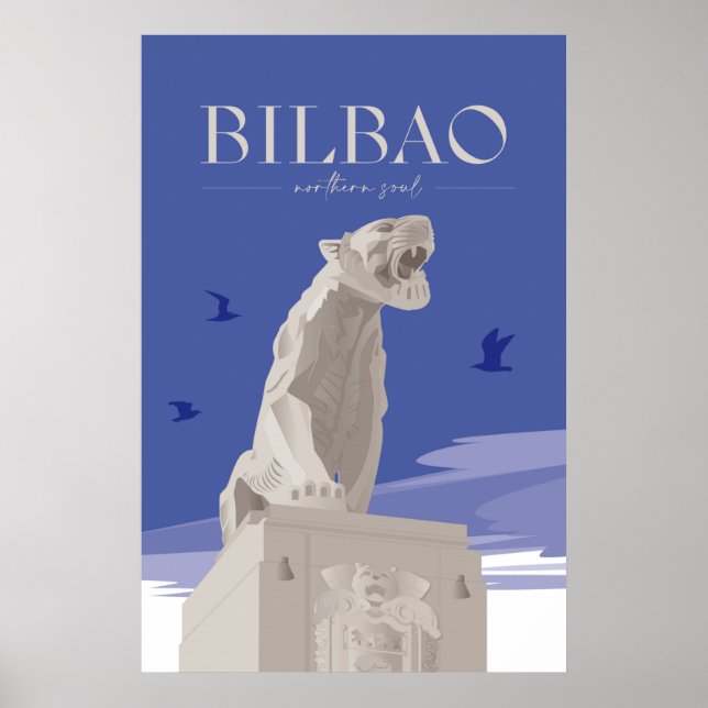 Póster BILBAO Northern Soul / El tigre (Frente)