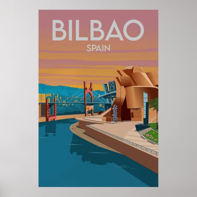 Póster Bilbao, Spain (Frente)