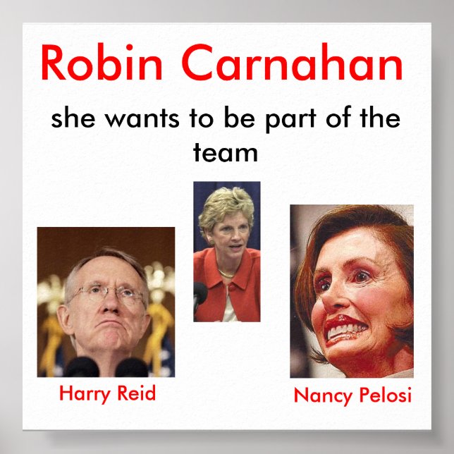 Póster bilde, nancy_pelosi, harry_reid, Robin Carnahan (Frente)