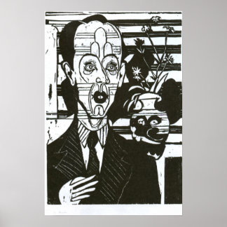 Póster Bildnis Dr. Huggler