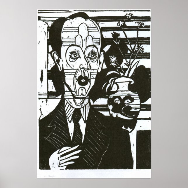 Póster Bildnis Dr. Huggler (Frente)