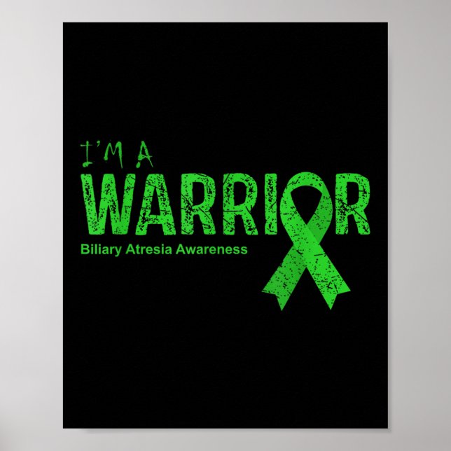 Póster Biliary Atresia Awareness Warrior (Frente)
