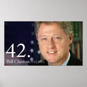 Póster Bill Clinton