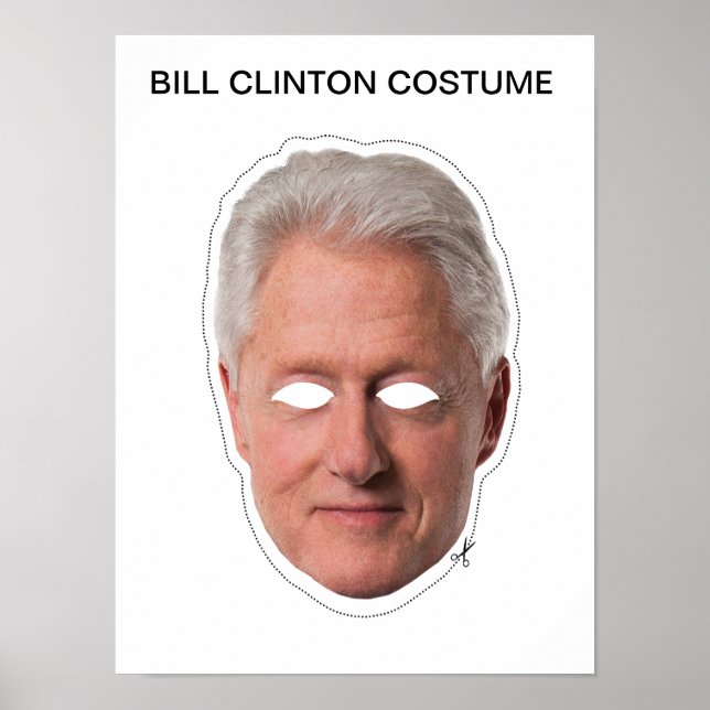 Póster Bill Clinton Costume (Frente)
