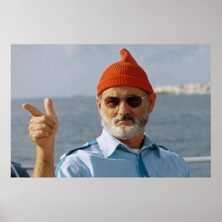 Póster Bill Murray Life Aquatic