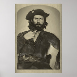Póster Bill sangriento Anderson - C S A - guerra civil