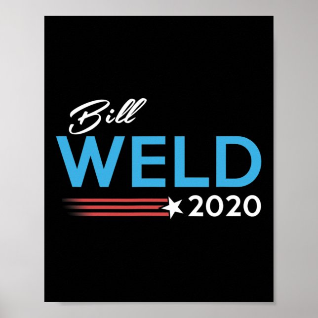 Póster Bill Weld Presidente Derrotar a Trump  (Frente)