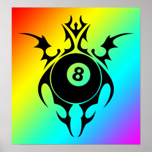 Póster billar : tribalz
