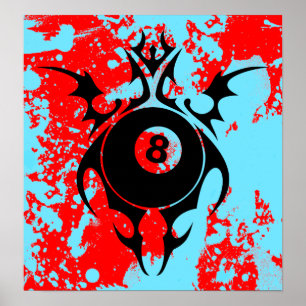 Póster billar : tribalz