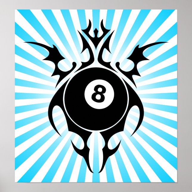 Póster billar : tribalz (Frente)