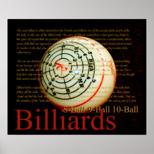 Póster Billards