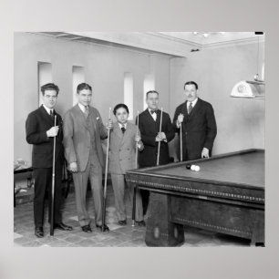 Póster Billares: 1927