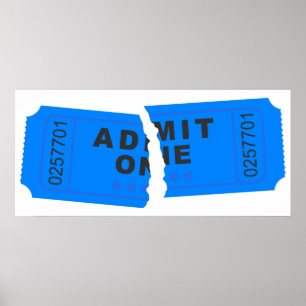 Póster Billete arrancado