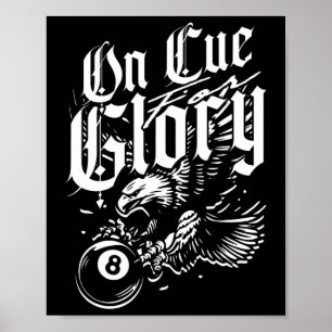 Póster Billetes De 8 Balas En Cue Glory