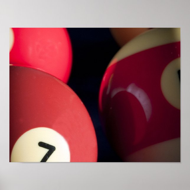 Póster Billiard Balls (Frente)
