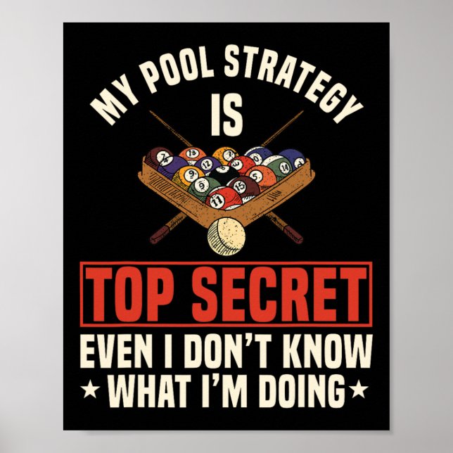Póster Billiards Pool Snooker Billiard Ball Table Nine-ba (Frente)