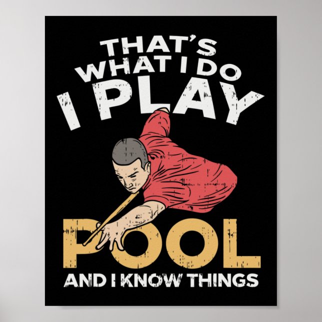 Póster Billiards S1 (Frente)