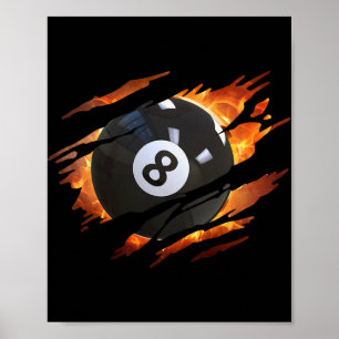 Póster Billiards S Men 8 Ll Pool S Pool League