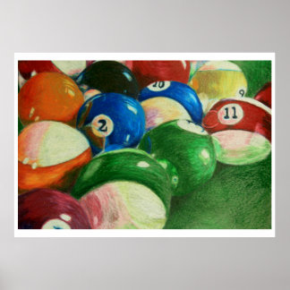Póster Billiards Time-Robert Hodgson