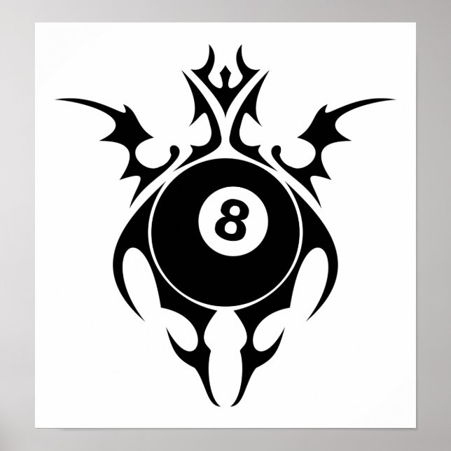 Póster billiards : tribalz (Frente)