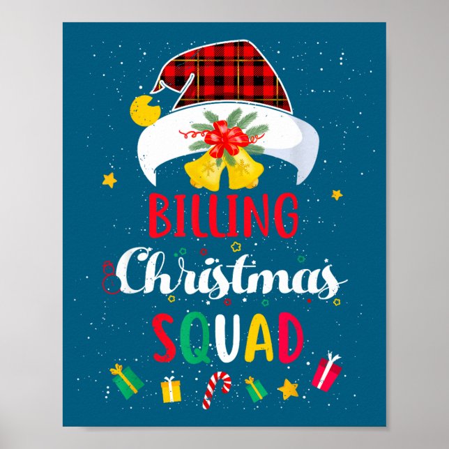 Póster Billing Christmas Squad Santa Hat Billing Speciali (Frente)