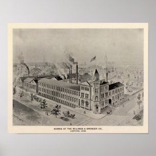 Póster Billings & Spencer Co