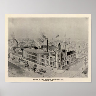 Póster Billings & Spencer Co