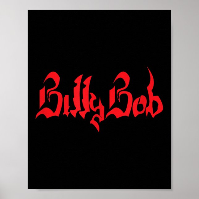 Póster Billy Bob _ Tattoo _ Nombre (Frente)