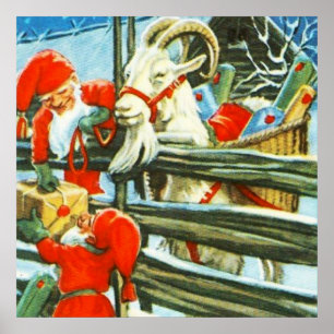 Póster "Billy Goat Helper" por Jenny Nystrom