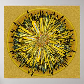 Póster Billy Jean — Disco Floral