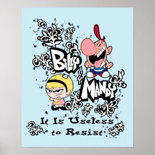 Póster Billy & Mandy - Inútil para resistir