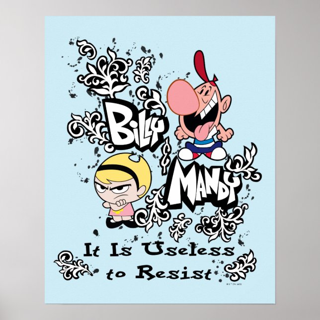 Póster Billy & Mandy - Inútil para resistir (Frente)