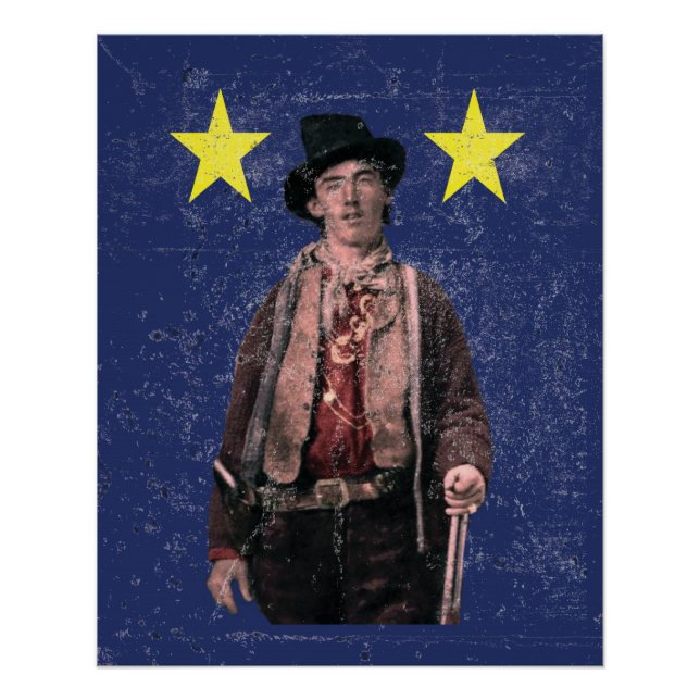 Póster Billy the Kid (Anverso)