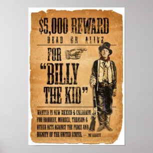 Póster Billy the Kid
