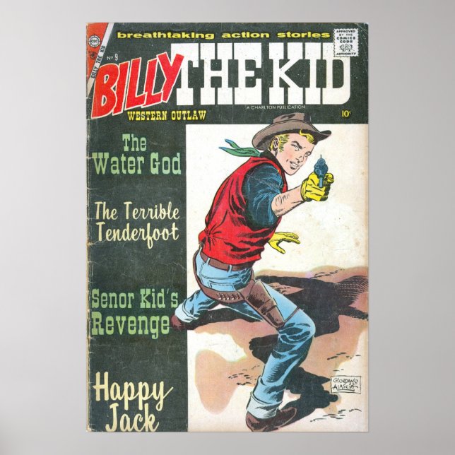 Póster Billy the Kid (Frente)