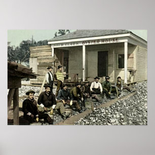 Póster Biloxi, Mississippi 1905 Oyster House