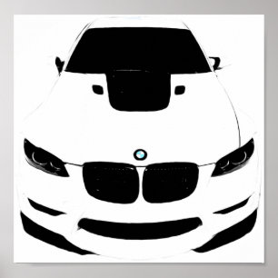 Póster ~Bimmer~ POP ART AUTO POSTER, PERSONALIZAR IT!