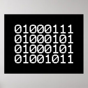 PÓSTER BINARY GEEK