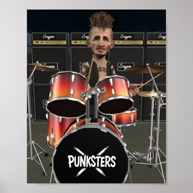 Póster Bing de los Punksters (Frente)