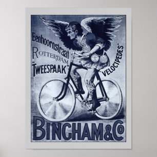 Póster Bingham y Co. Poster de Bicicletas Vintage de Velo