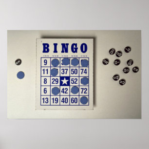 Póster Bingo el juego de apuestas