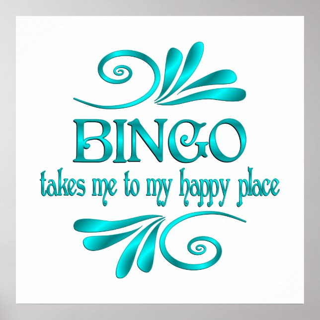 Póster Bingo Happy Place (Frente)