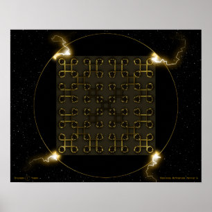 Póster Bioespacial Quincuncial Nanochip II