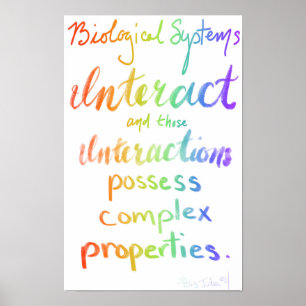 Póster Biología AP Gran Idea Cuatro