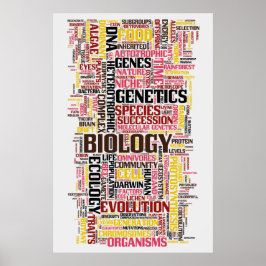 Póster Biología Wordle Nº 11