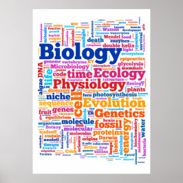 Póster Biología Wordle Nº 7